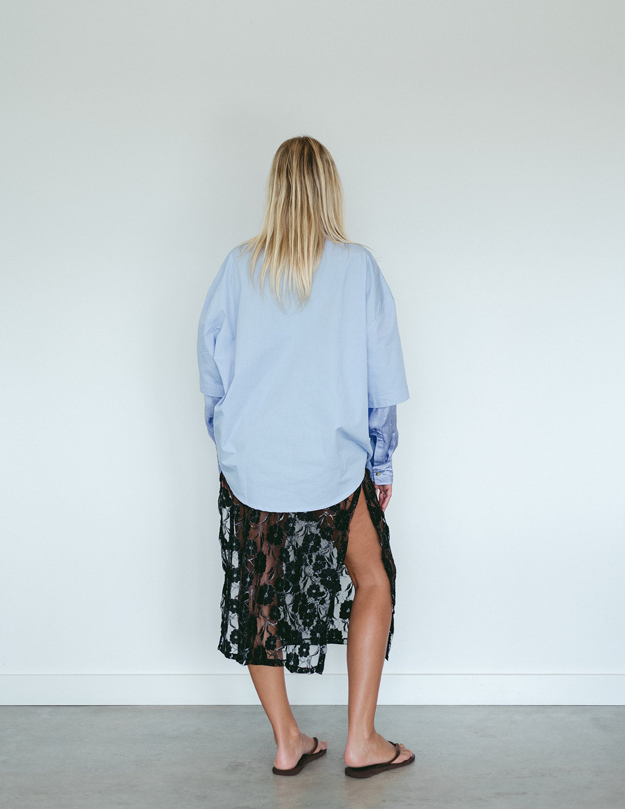 Primrose Maxi Skirt ~ Black Lace