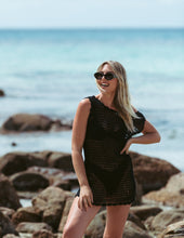Bingin Crochet Dress ~ Black